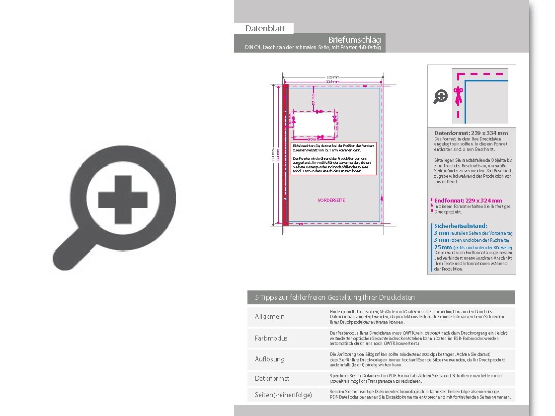 Product Bild briefumschlag_din_c4_(lasche_an_der_schmalen_seite)__haftklebend_mit_fenster__einseitig_4_0_farbig_bedruckt