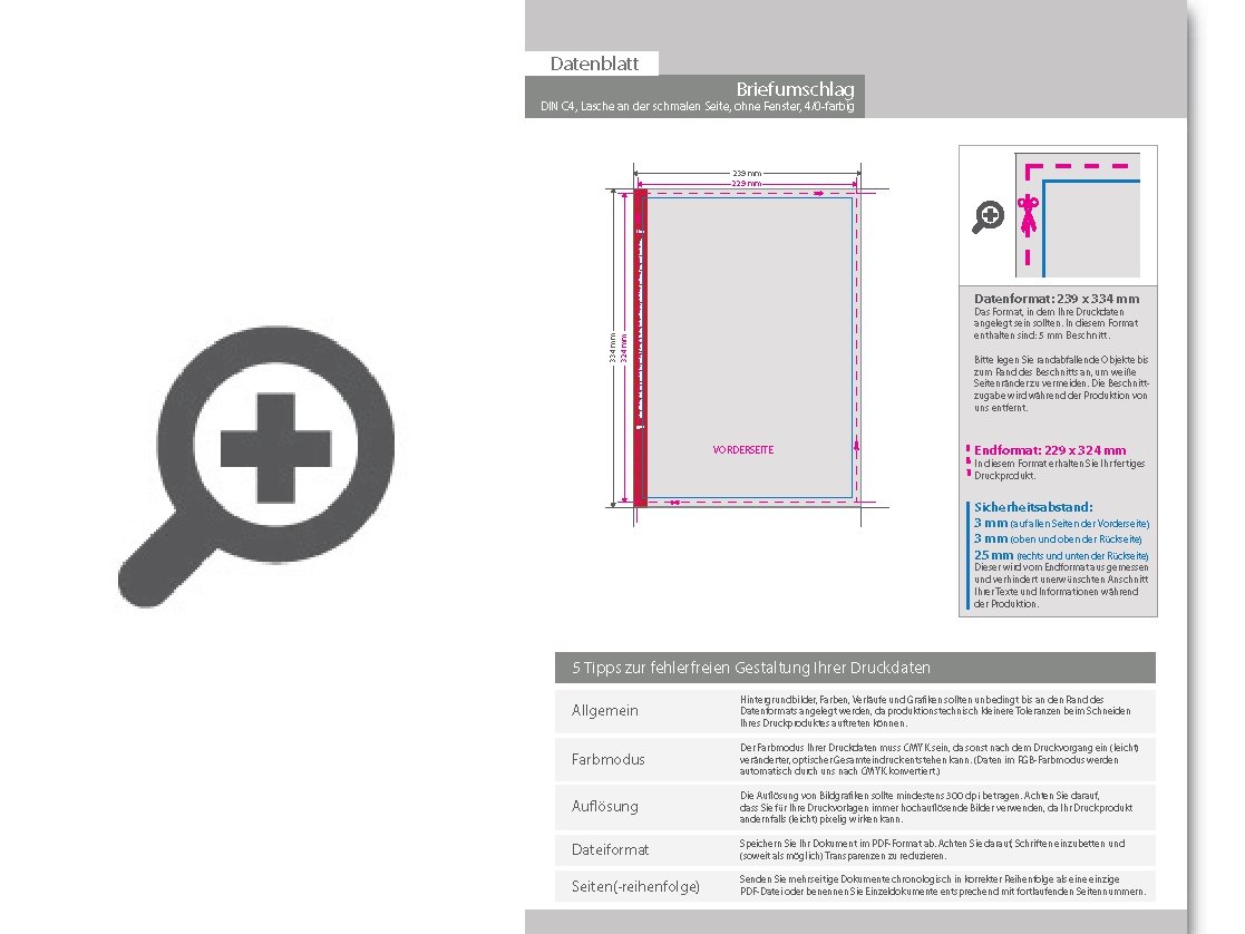Product Bild briefumschlag_din_c4_(lasche_an_der_schmalen_seite)__haftklebend_ohne_fenster__einseitig_4_0_farbig_bedruckt