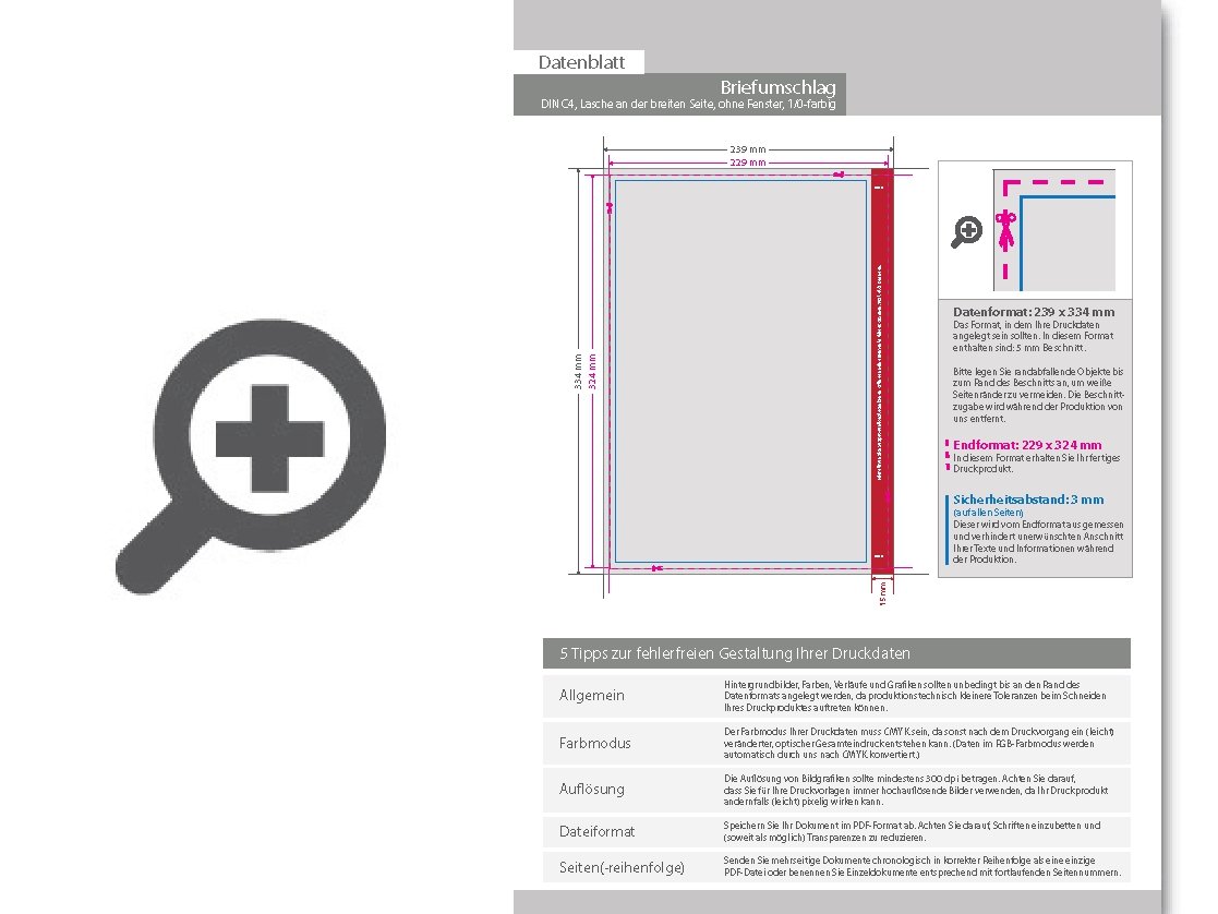 Product Bild briefumschlag_din_c4_(lasche_an_der_breiten_seite)__haftklebend_ohne_fenster__einseitig_1_0_schwarz-_wei___bedruckt